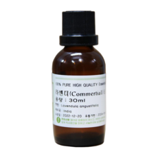 허브솝 천연 아로마 라벤더 원액 100% 에센셜 오일, 1개, 30ml