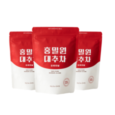 홍밀원 대추차 티백 60g 임산부 선물 무설탕, 3개, 20개입, 3g