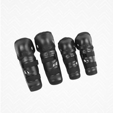팔꿈치보호대 오토바이용 블랙 라이딩 보호대 세트, 1개