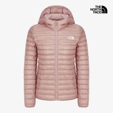 [매장판] 노스페이스 여성 아레날 후디 퀼팅 다운 자켓 그레이쉬 핑크 NJ1DR80B