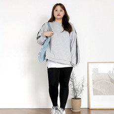 1+1빅사이즈 L-4XL 기모 레깅스 임산부 겨울 여성 쫄바지_8063