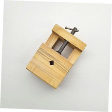 원목 도장 고정틀 인장 조각 전각 나무 클램프 고정대 낙관 작업대, 1개