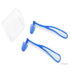 한홍상점 수영 스트랩 귀마개 수영실리콘귀마개, 블루