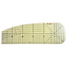 오성 아이롱 시접자 내열성시접자, 옐로(10x30cm), 1개