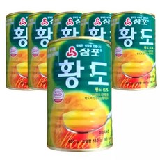 삼포 황도 슬라이스 400g 6개