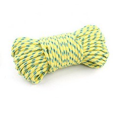 5MM PARACORD 10M 20M 50M 반사 텐트 로프 야외 캠핑 하이킹 낚시 사냥 서바이벌 방풍, 1개, light yellow