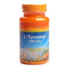 THOMPSON L-酪胺酸植物膠囊 500mg, 30 件, 1個