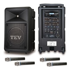 TEV TA-680B-4 藍芽 CD USB SD 四頻無線擴音機, 1個
