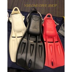 PROBLUE 游龍潛水 F-750S 噴射蛙鞋, 白色,M