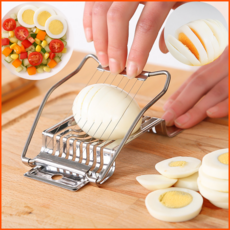 샐러드 샌드위치 필수품 에그슬라이서 삶은계란 간편 절단기, 2개