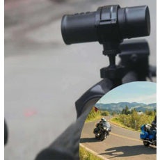 헬멧블랙박스 오토바이 방수 라이딩 헤드셋 블루투스 듀얼, WIFI 기능이 있는 그레이블랙 공식규격