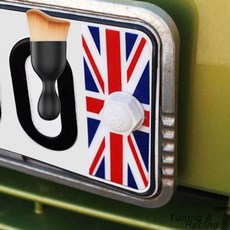 자동차 번호판 스티커 롱타입 차량 튜닝 1p 다용도 먼지 브러쉬 세트, 상세페이지 참조, 1개