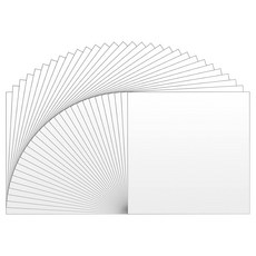 실루엣 카메오 커터 표지판 스크랩북 크래프트 다이 커터를 위한 후액싱 접착 비닐 시트 유광 블랙 영구 30팩 12u201D, Matte White