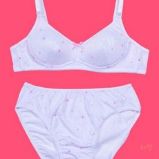 콩콩 주니어 2단계 A컵 브라팬티세트 여자속옷