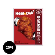 헬스닭 스킨 순살 통다리살 오븐구이 통닭다리살 닭다리살(양념치킨맛) 100g, 20팩
