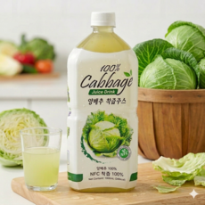 파모빗 사과 양배추 착즙 주스, 1L, 1개