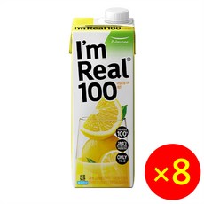 아임리얼 100 레몬, 8개, 730ml