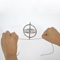 자이로스코프 팽이 회전 반중력 금속 밸런스 균형 무한 회전팽이 학습, 오로라
