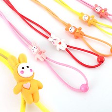 아랑로랑 콩닥토끼 길이조절 마스크 스트랩 목걸이