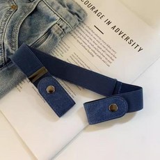 風小熊彈力鬆緊裝飾皮帶 女夏季百搭褲帶