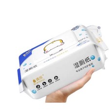 秒出【台灣公司現貨】可沖式濕式衛生紙 濕廁紙 濕紙巾 濕巾 擦臉巾 可沖馬桶 無酒精濕紙巾 寶寶濕巾 衛生紙 嬰兒濕巾, 1個, 【80抽】可沖式環保濕紙巾, 80抽, 270g