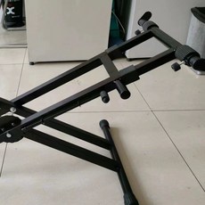가야금 받침대 접이식 야외공연 철제 악기 거문고 스탠드 테이블 25현, 1개, 블랙