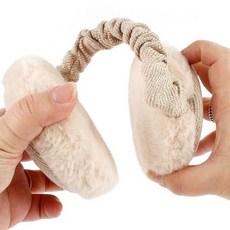 겨울 보온 귀마개 귀싸개 스키용품 귀도리 귀덮개 털 골프, 없음