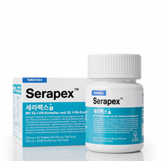 [Serapex] 세라펙스 식단컷팅제 GL1-PA 복합물 특허 식전컨트롤 식약처 HACCP 인증, 1개, 60정