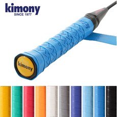 키모니 KGT 138 오버그립 1 개입 테니스 스쿼시 배드민턴, 1개, 블루