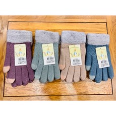 卡朵傢飾 peter rabbit 台灣彼得兔兒童秋冬款可愛保暖觸控針織手套刷毛素面雙色手套