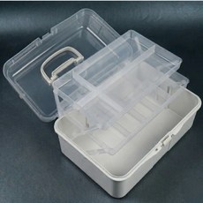 올이뉴어 아트키트 3단 미술도구 정리함 화이트