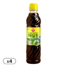 오뚜기 매실청, 660g, 4개