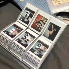 拍立得相冊本 照片收納 明信片貼紙卡冊 紀念小卡影集, 3寸三宮格【可放120張】