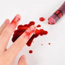 하하홈파티 리얼 가짜피 튜브형 할로윈소품, 1개