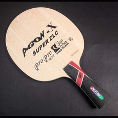 【雙兵桌球】 Pro Pro 桌球拍 AGON-X FL 弧型柄 SUPER ZLC 高旋轉特仕版, 1個, 89 +/- 1g