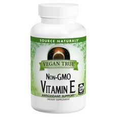 SOURCE NATURALS 素食維生素E錠, 1入, 50顆
