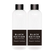 바이향 블랙에디션 디퓨저 리필 오일 2p, 피치코튼, 200ml, 4개