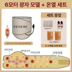 싹템스토리 뱃살빼는기계 슬라이드 운동 홈트 배 머신, 기본 색상, 6모터 기압 레드광 따뜻한 자궁 세트