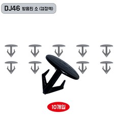 자동차 내장재핀 DJ46 도어핀 고정클립 방음핀 중 내장핀 고정핀 1봉 10개입 푸시 클립 차량용 공구, 1개