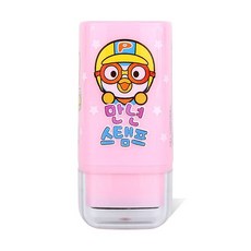 뽀로로 캐릭터 분홍 사각 칭찬토이 스탬프 참잘했어요 도장