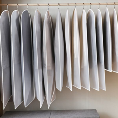 옷걸이의류먼지덮개 행거 옷보관커버 방수 세탁소비닐, 60x100, 1개, 1개입