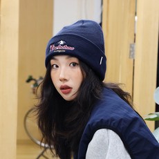 투니스 여성 스포츠 캐주얼 자수 비니