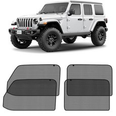 CLIM ART 지프 랭글러 JL 2018-2026용 마그네틱 자동차 창문 쉐이드 - 맞춤형 핏 햇빛 차단 커튼 측면 커버 캠핑 아기 및 프라이버시 보호를 위한 필수 액세, For Dodge RAM 19-26