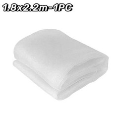 그물망 울타리 촘촘한 새 동물 메쉬 나일론 보호망 휀스 안전망 지퍼와 Drawstring 정원 곤충 그물 투명 새, 07 White-1.8x2.2m-1PC