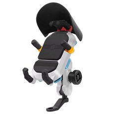 台灣出貨 遮陽減震 防曬防雨 機車手機手機架 摩托車手機架 導航架 電動車手機架 外送機架, 後照鏡款【遮陽 減震 防盜】