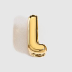 EMANCO 스테인레스 스틸 DIY 목걸이 버블 편지 팔찌 미니 3D 만들기위한 쥬얼리 디자인 세련된 매력, XP46998 L, Gold Color, 1개