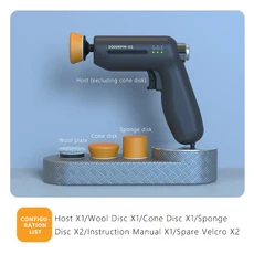 신제품 자동차 스크래치 수리 기계 12V 광택기 고속 조정 차량 및 왁싱용, 01 검정색