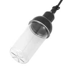 야외 방수 커버 작업등 소켓 E26 램프 보호 카바 방우등 삼파장 방우 조명 소모갈, 1개, 기타색