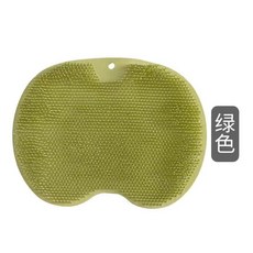 無品牌 搓腳搓背神器 浴室足底按摩墊 矽膠防滑洗澡刷, 1個, 搓腳板綠色
