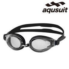 김서림방지 안티포그 성인 수경 아퀴스트 TG-1500, 1개, 블랙